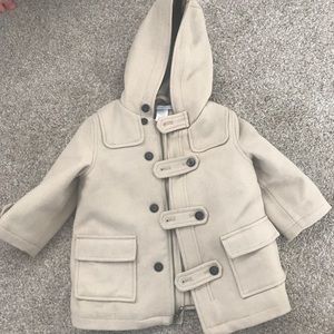 Janie and Jack wool pea coat for toddler boy